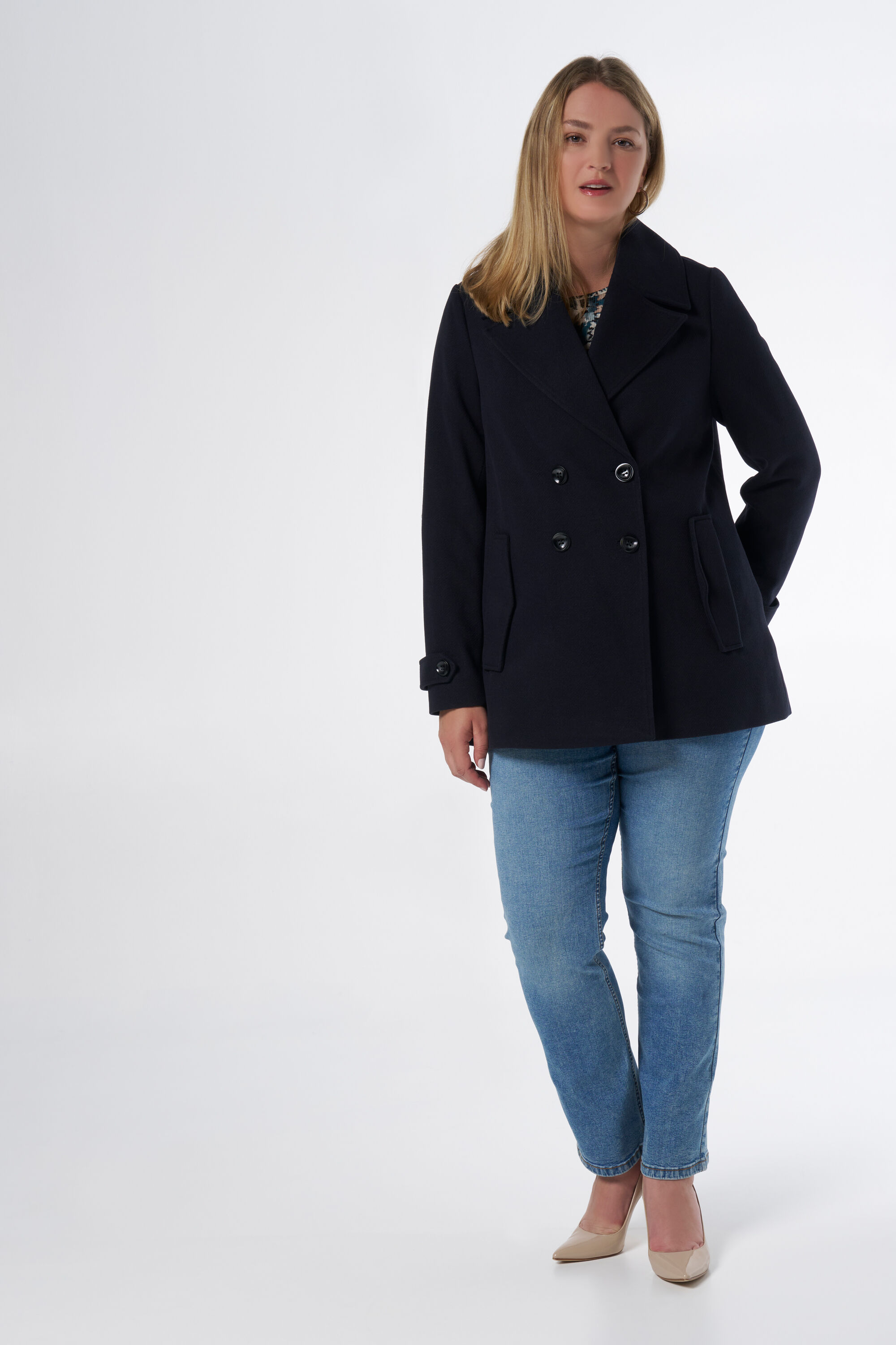 Veste courte &agrave; double boutonnage image number 5