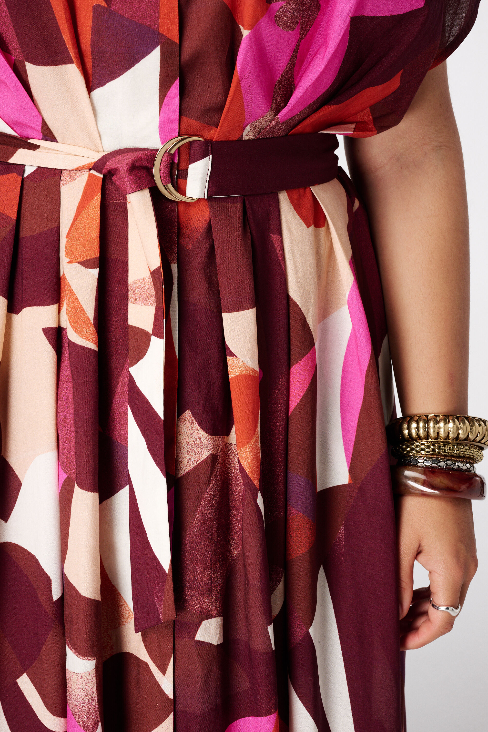 Robe maxi avec ceinture image number 6