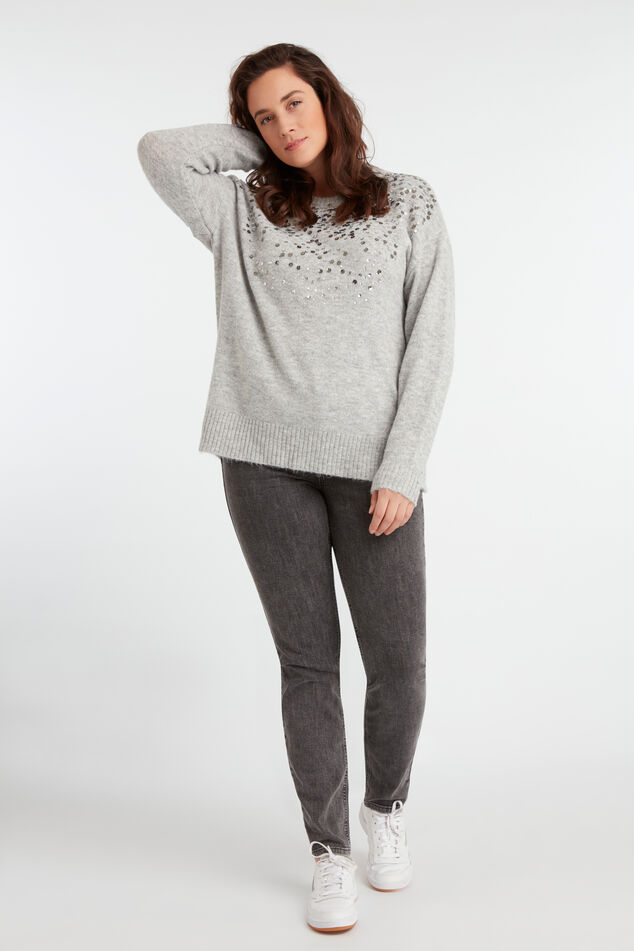 Pull-over à paillettes image number 0