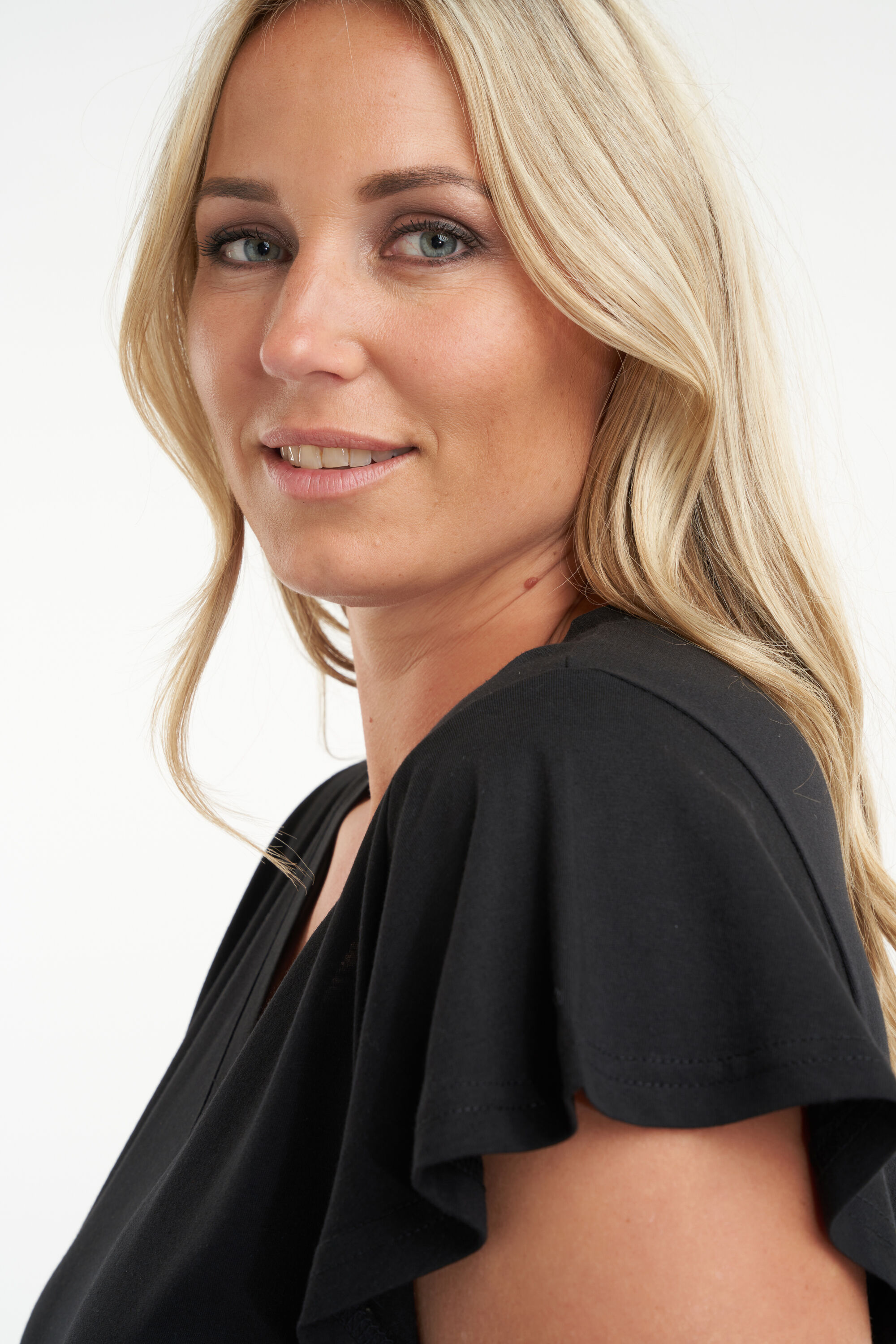 T-shirt avec manches &agrave; volants image number 4