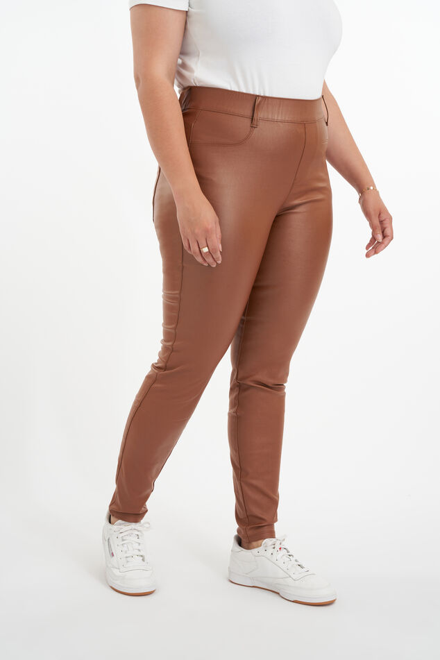 Tregging slim fit 32 inch POPPY  image number 0