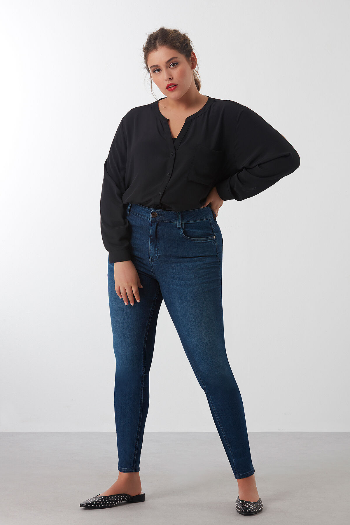Jean taille deals haute super skinny