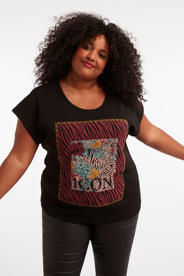 T-shirt à imprimé wax image number 4