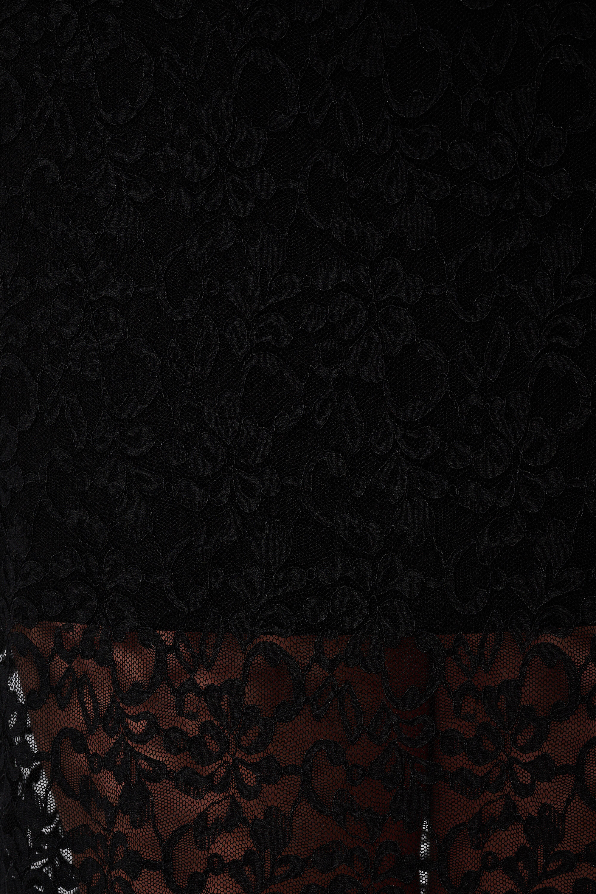 Jupe midi en dentelle avec jupon image number 4