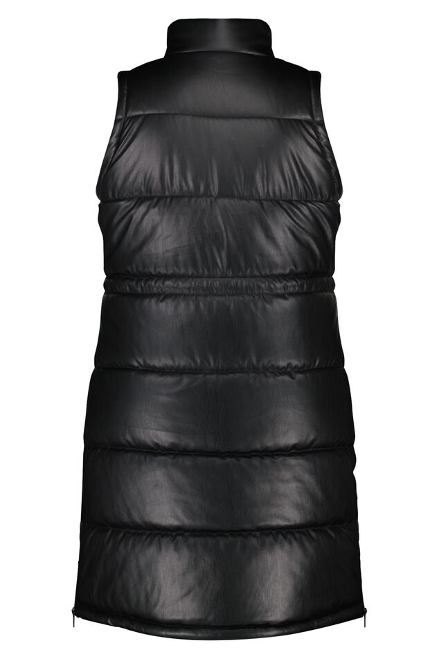 Veste sans manches en cuir vegan image number 2