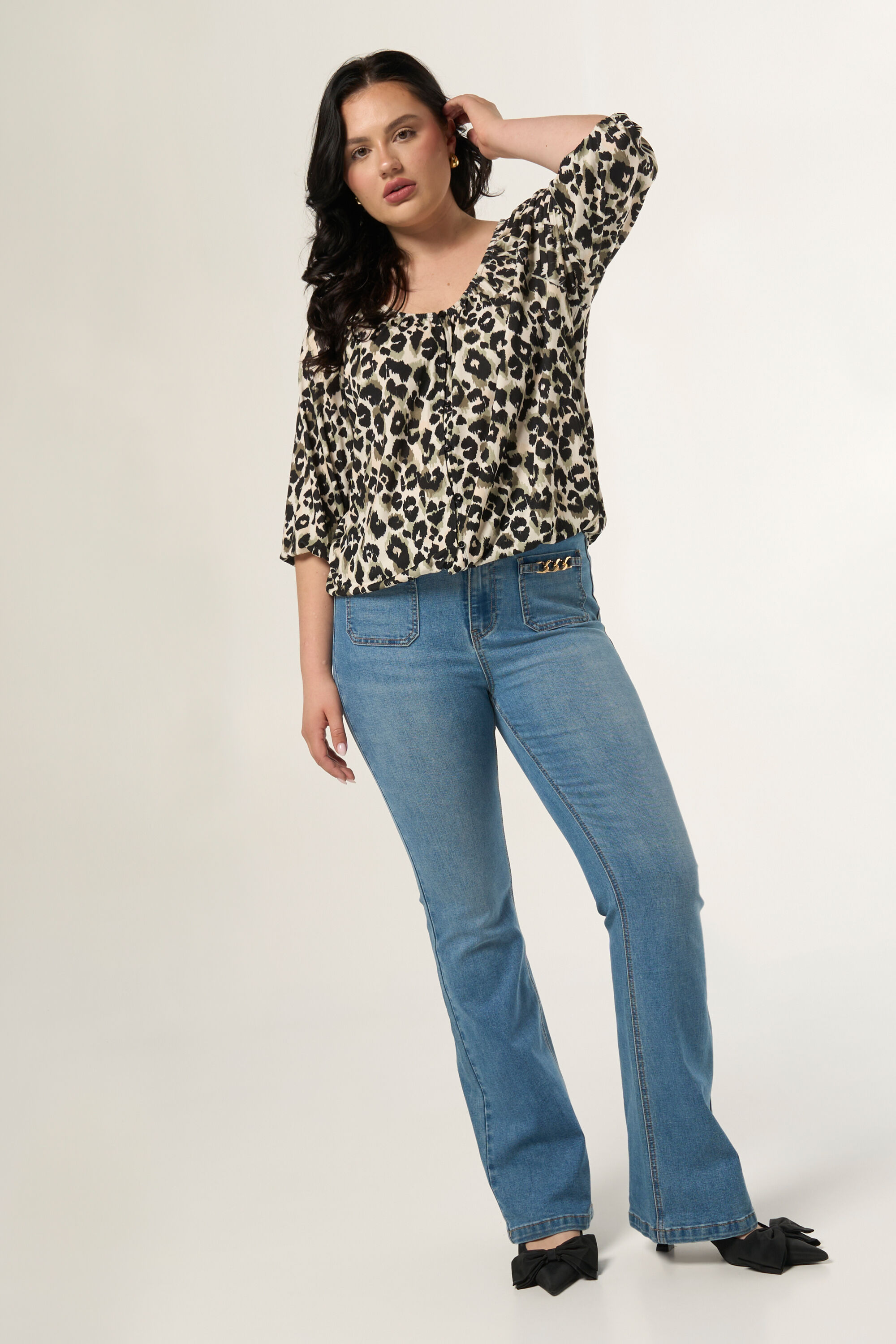 Haut &agrave; imprim&eacute; panth&egrave;re image number 5