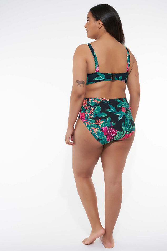 Haut de bikini bandeau avec imprimé  image number 5