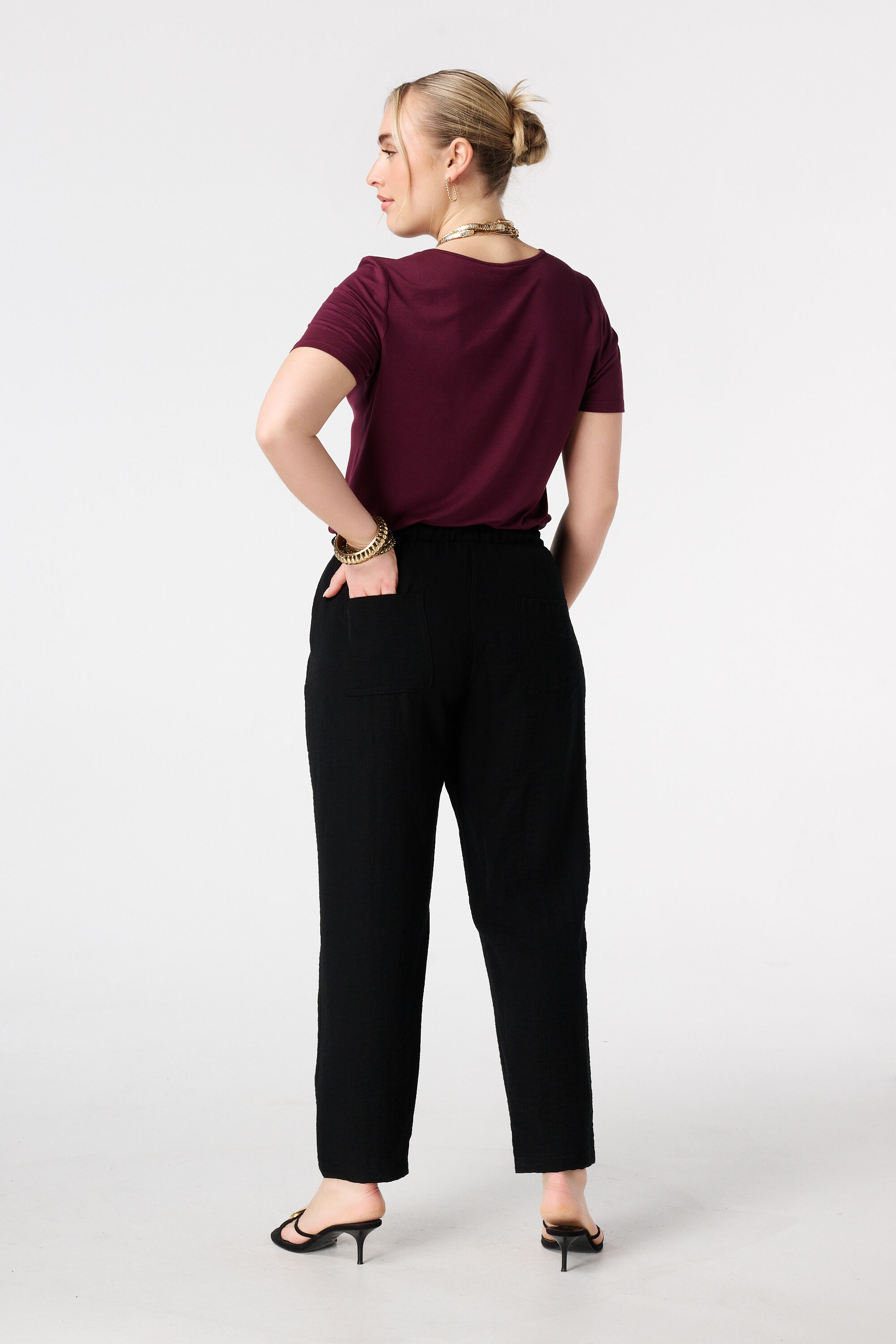 Pantalon straight leg image number 3