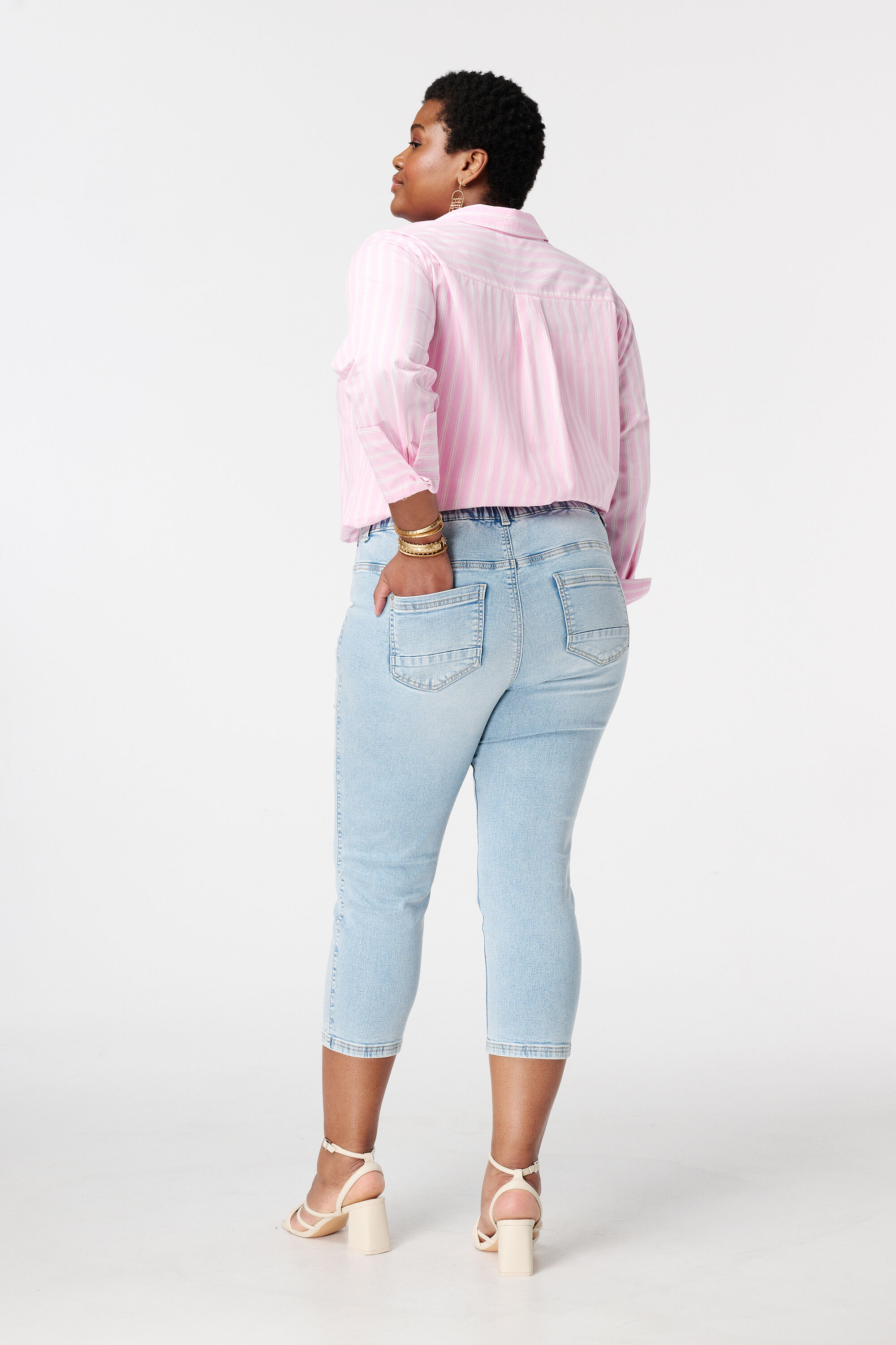 Tregging avec un look denim image number 3