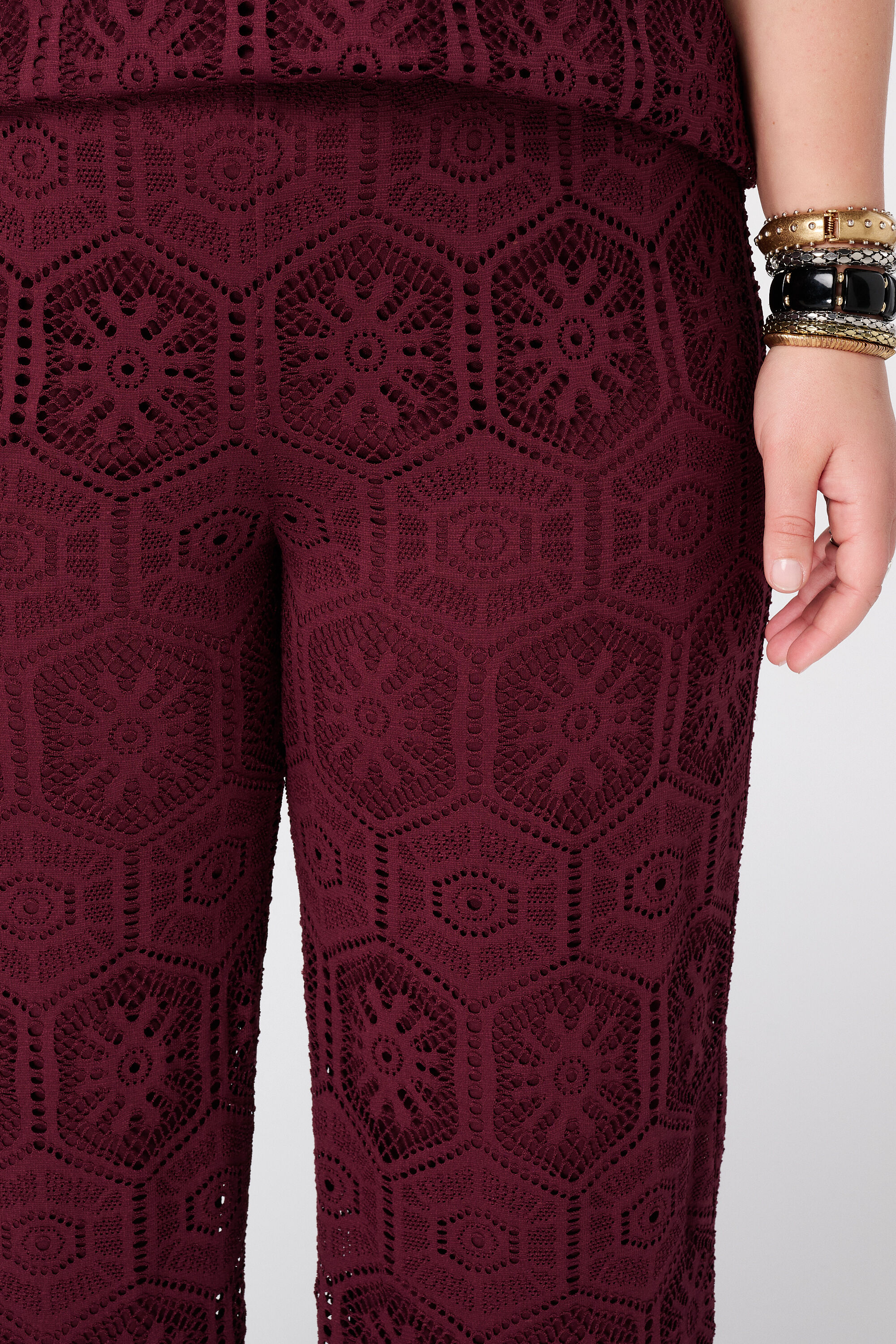 Pantalon large avec crochet image number 4