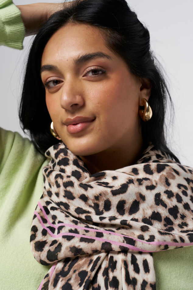 Foulard imprimé panthère image number 3
