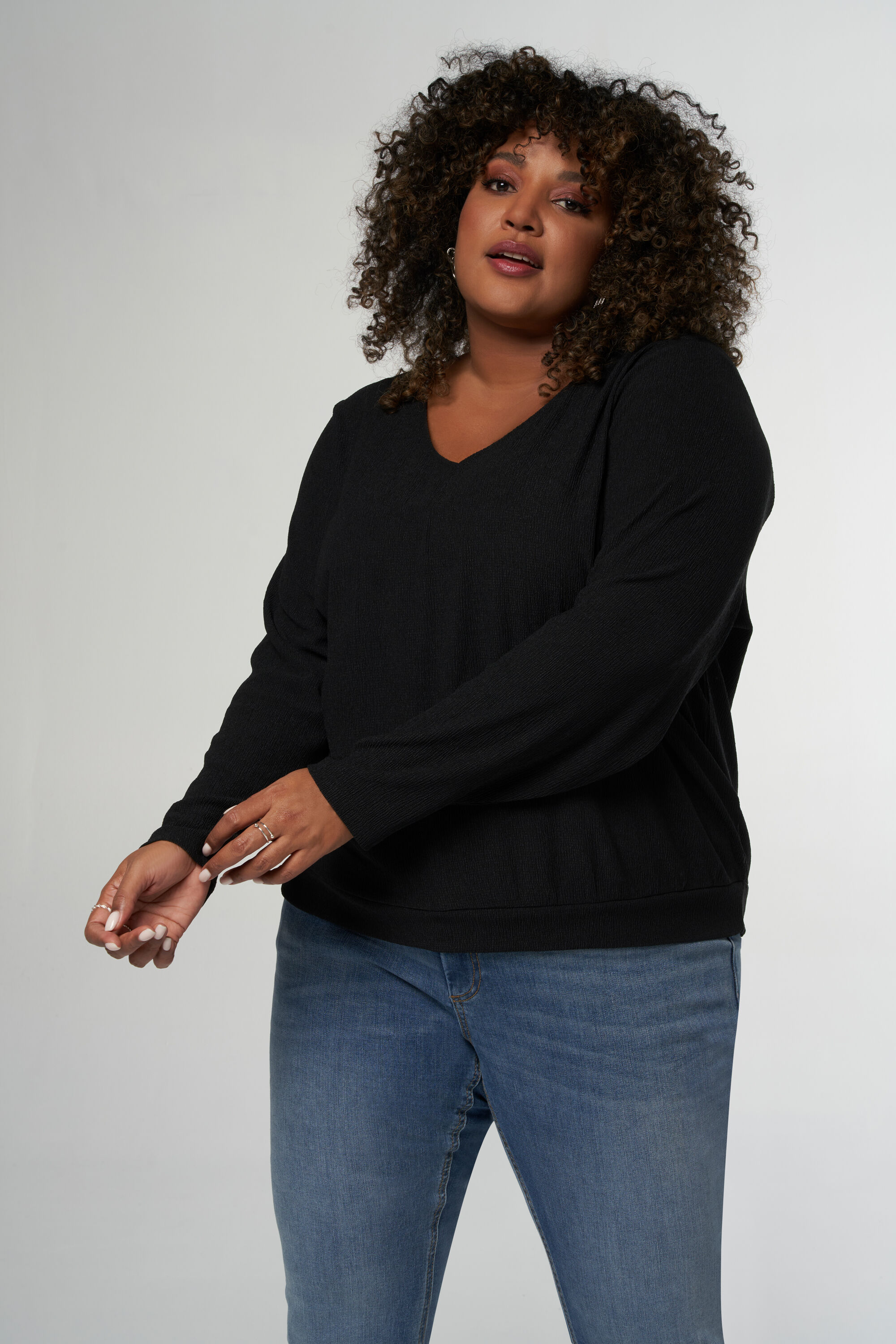 Top avec structure dans le tissu image number 6