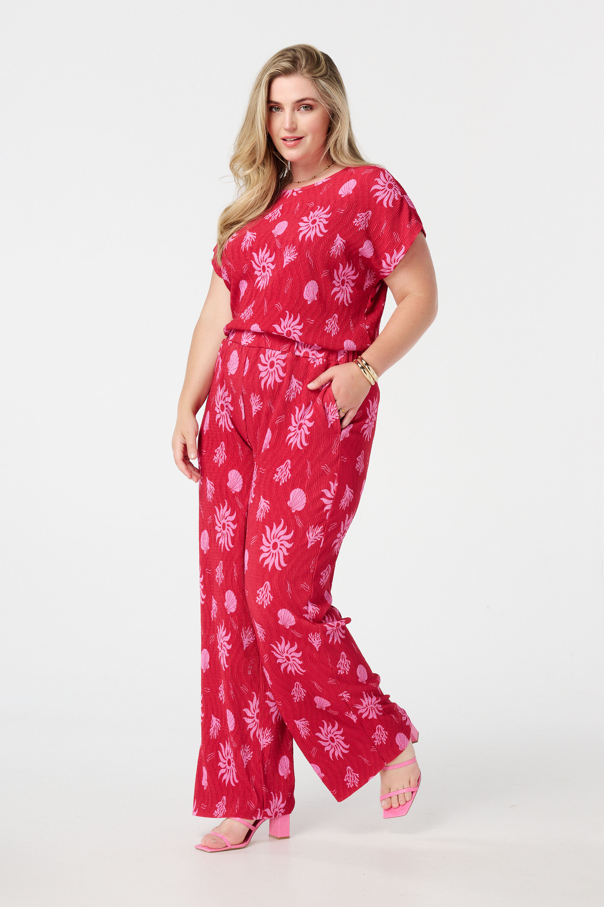 Haut &agrave; imprim&eacute; estival  image number 5