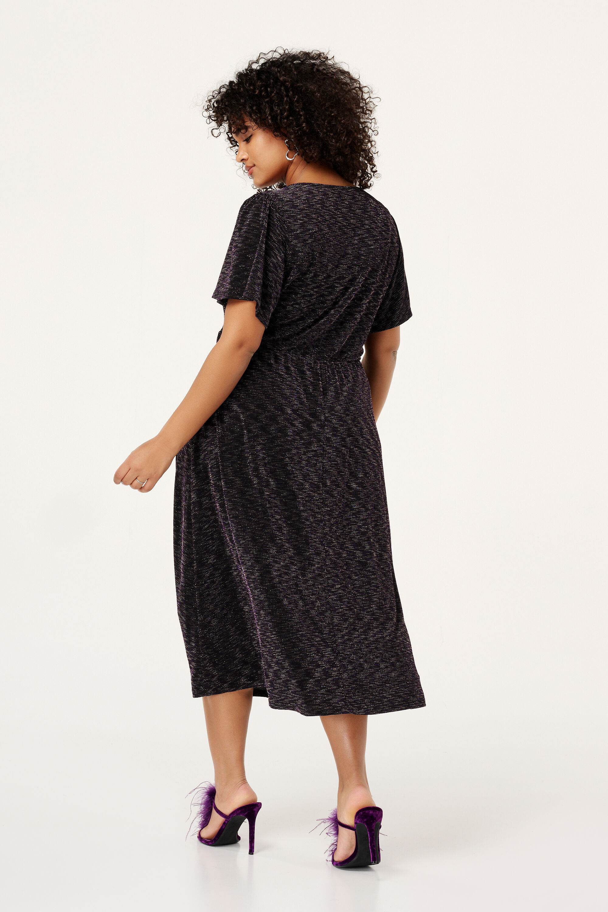 Robe midi &agrave; imprim&eacute; image number 3