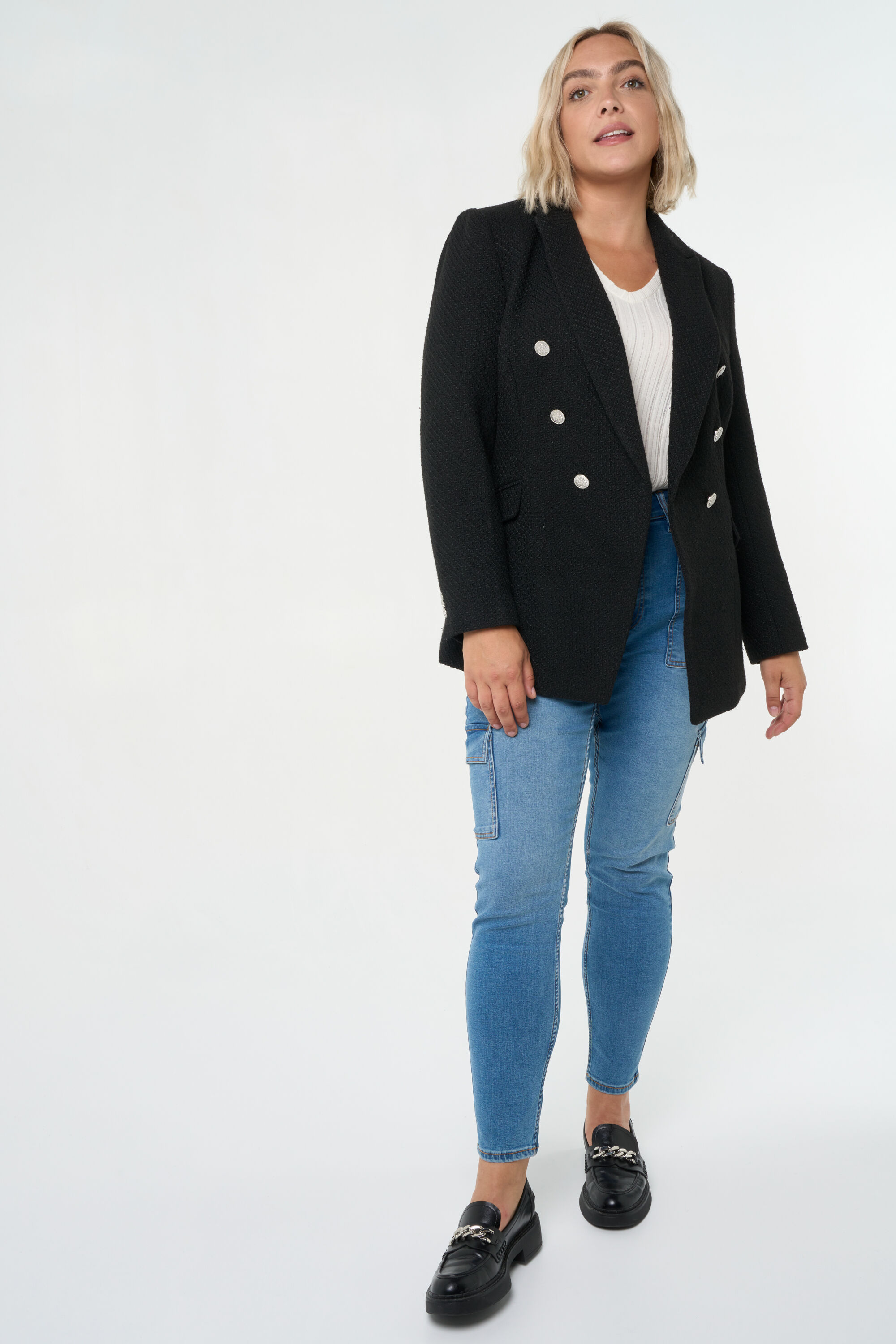 Blazer en tweed image number 7