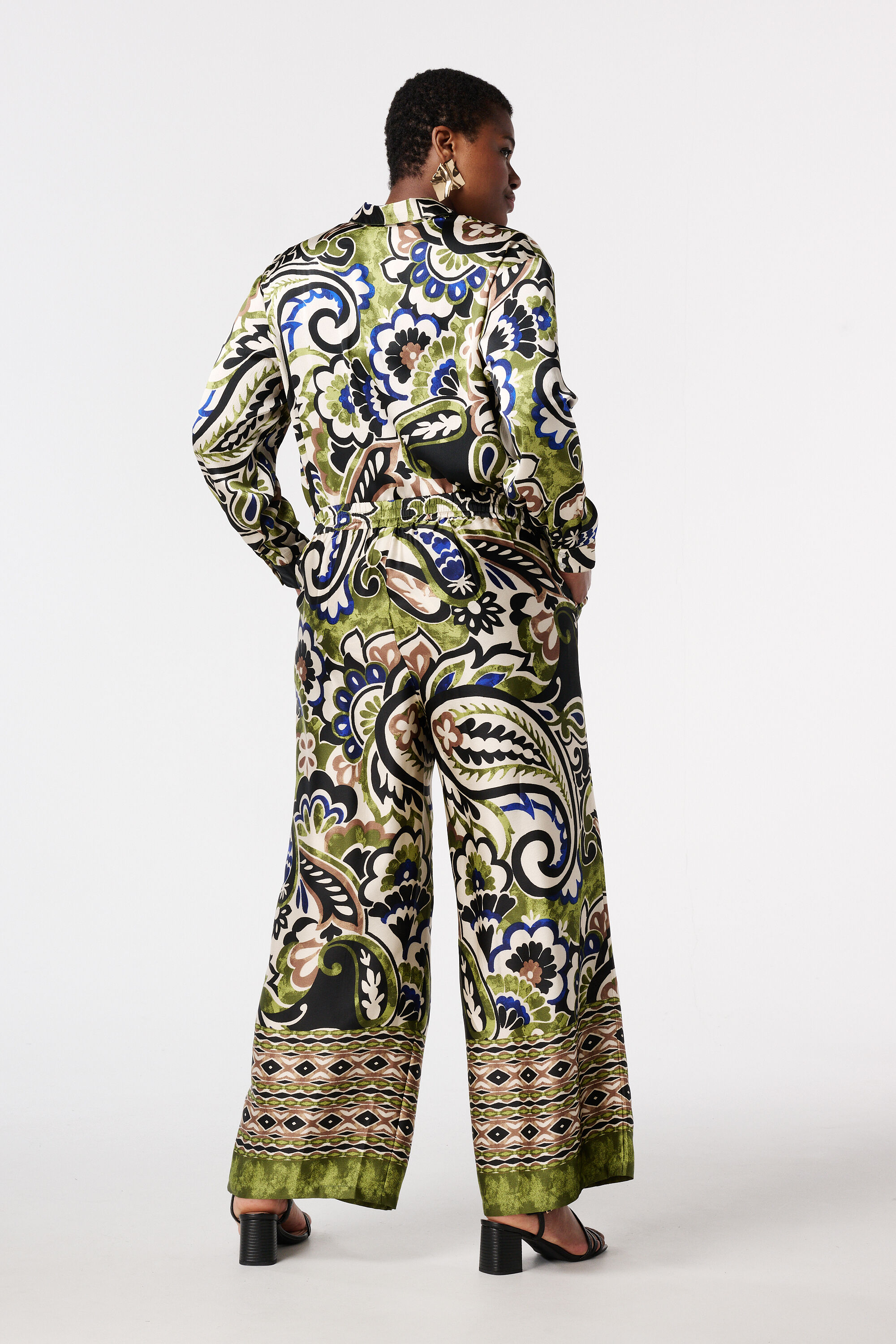 Pantalon &agrave; imprim&eacute; image number 3