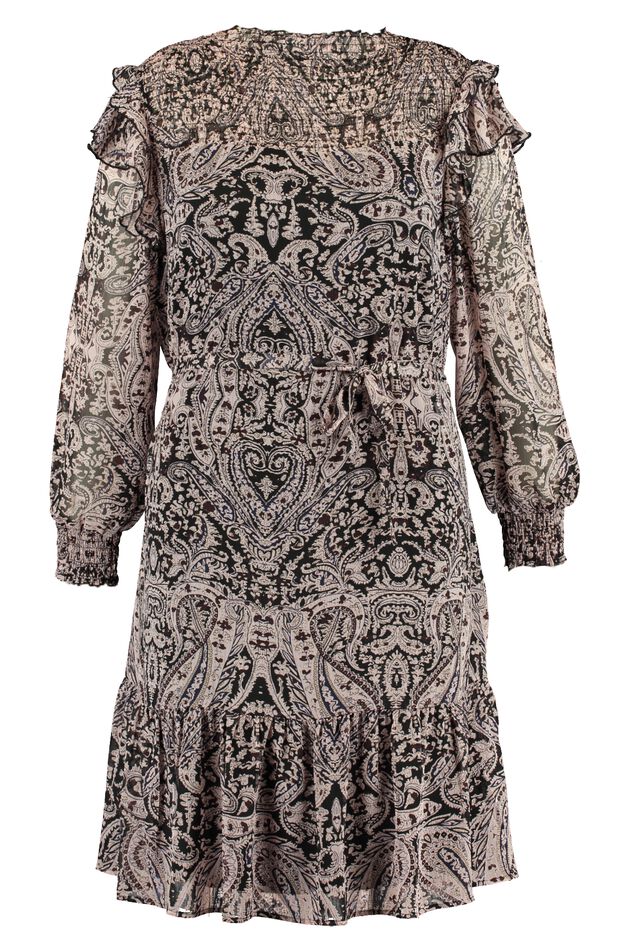 Robe avec détails smockés image number 2