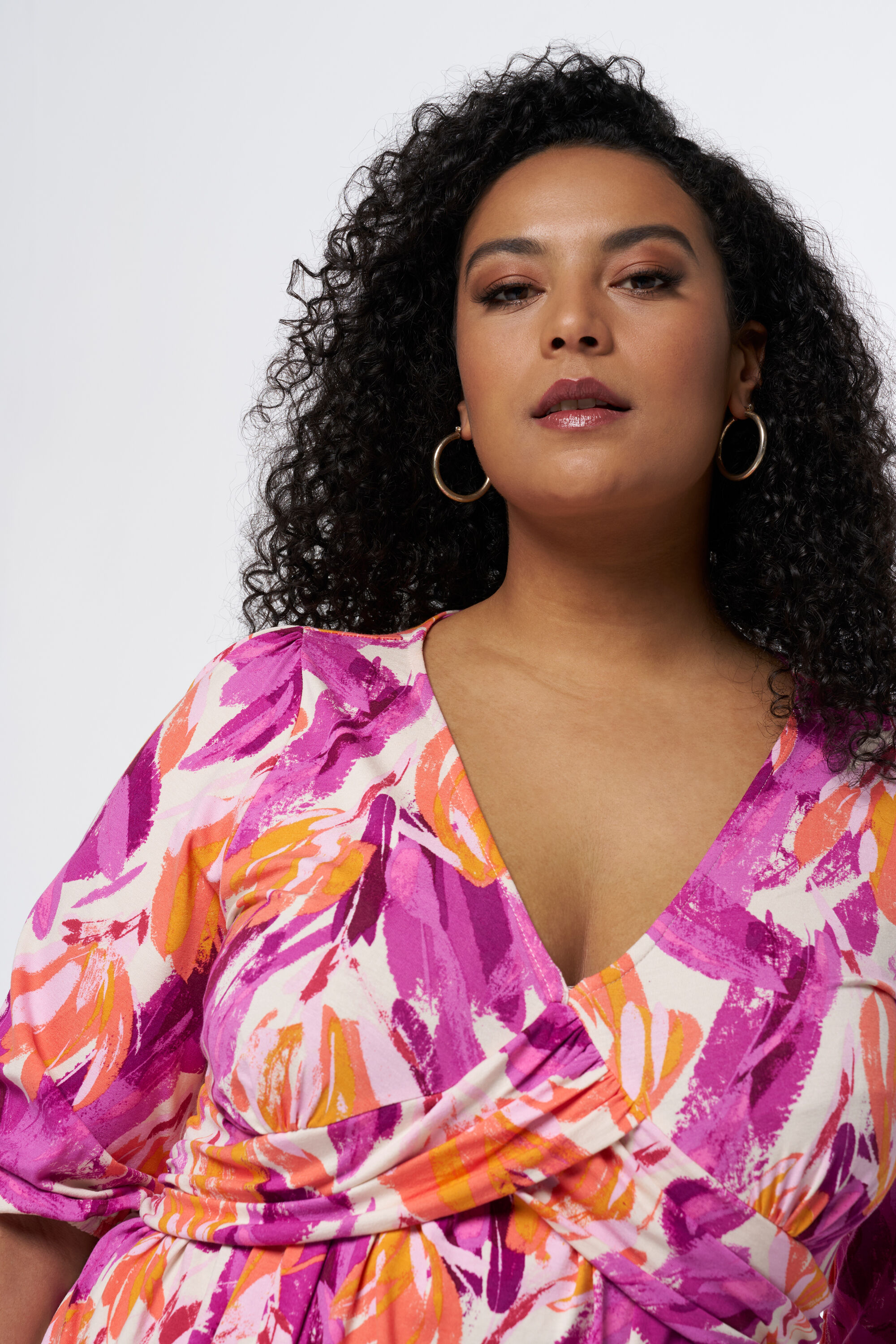 Robe midi avec imprim&eacute; accrocheur  image number 5