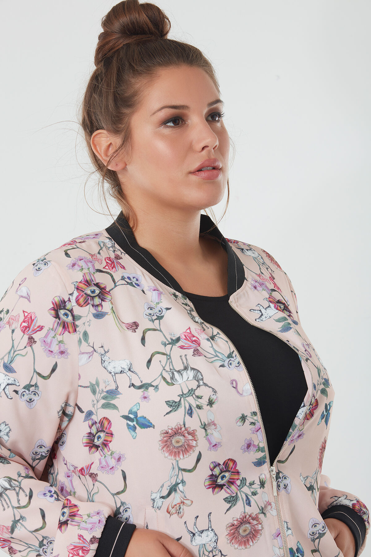 Bomber a fleurs femme best sale