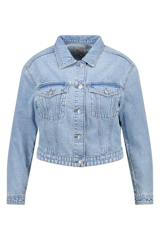 Veste courte en jean image number 1