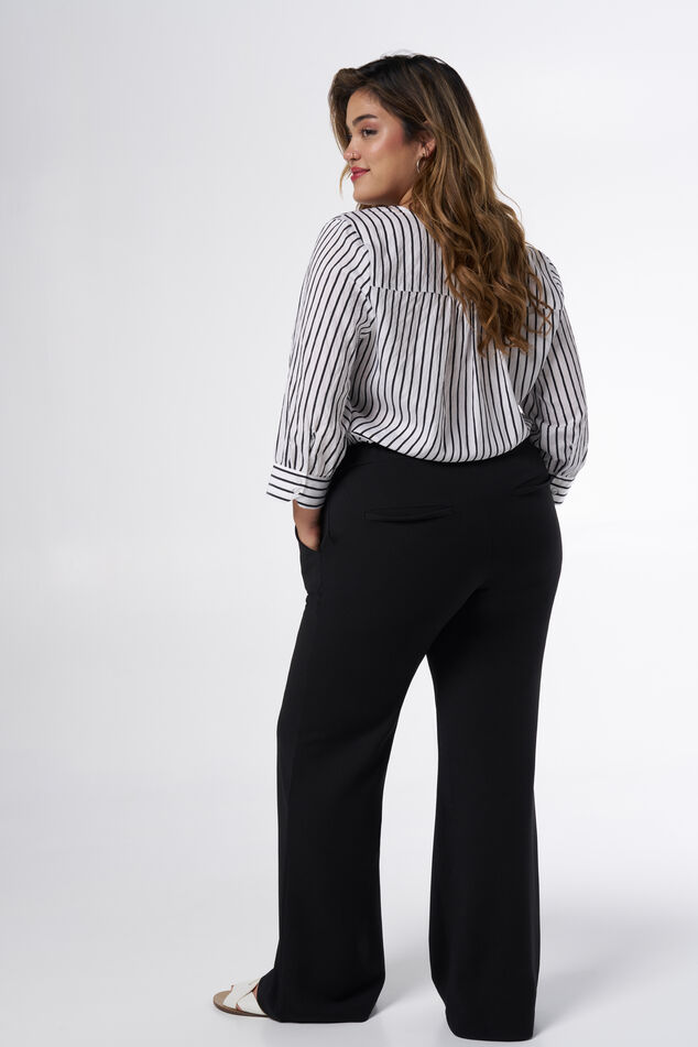 Pantalon évasé et extensible image number 1