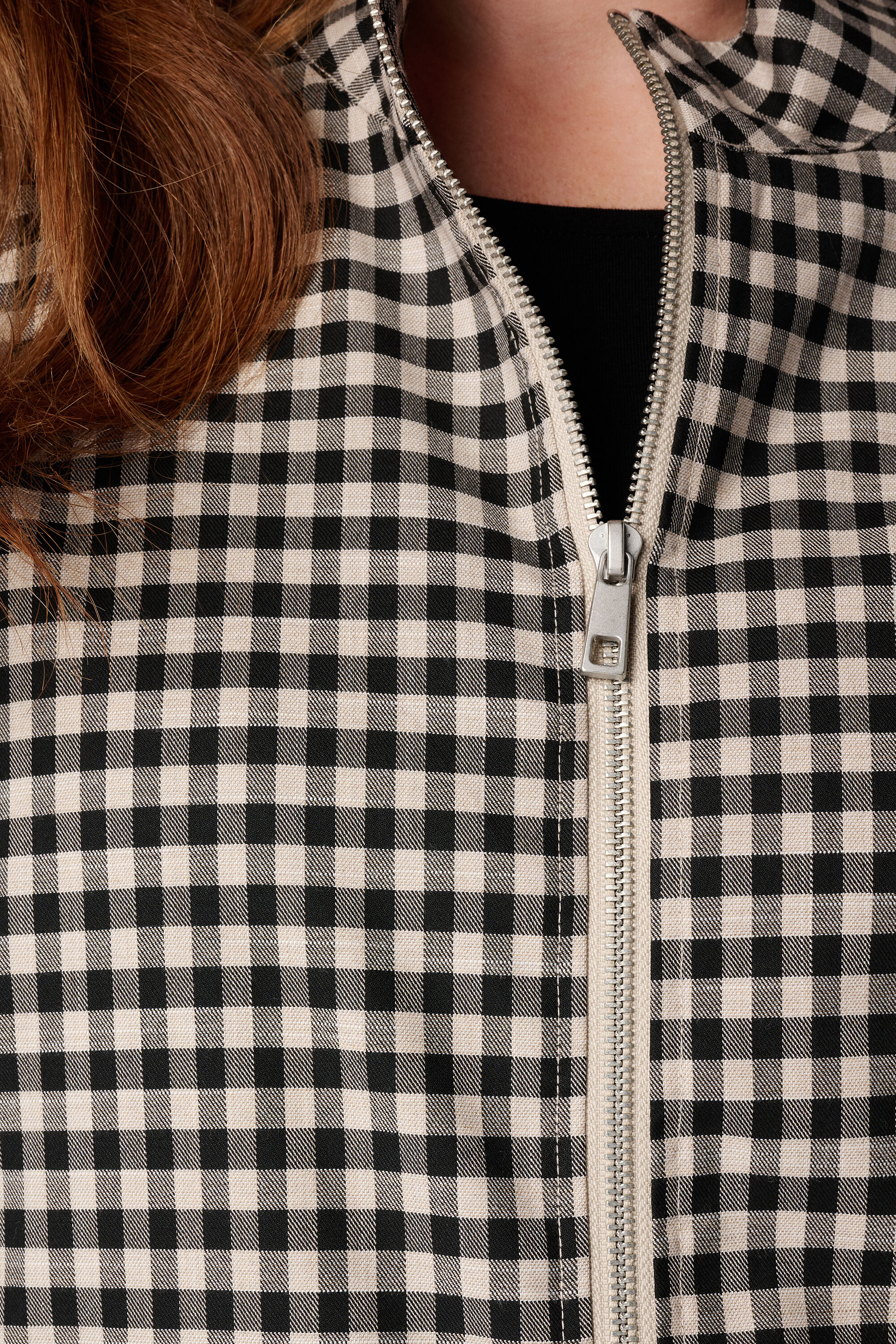 Veste &agrave; carreaux image number 4
