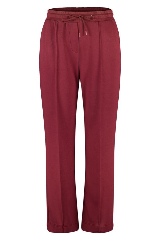 Pantalon avec taille élastique et couture décorative image number 1