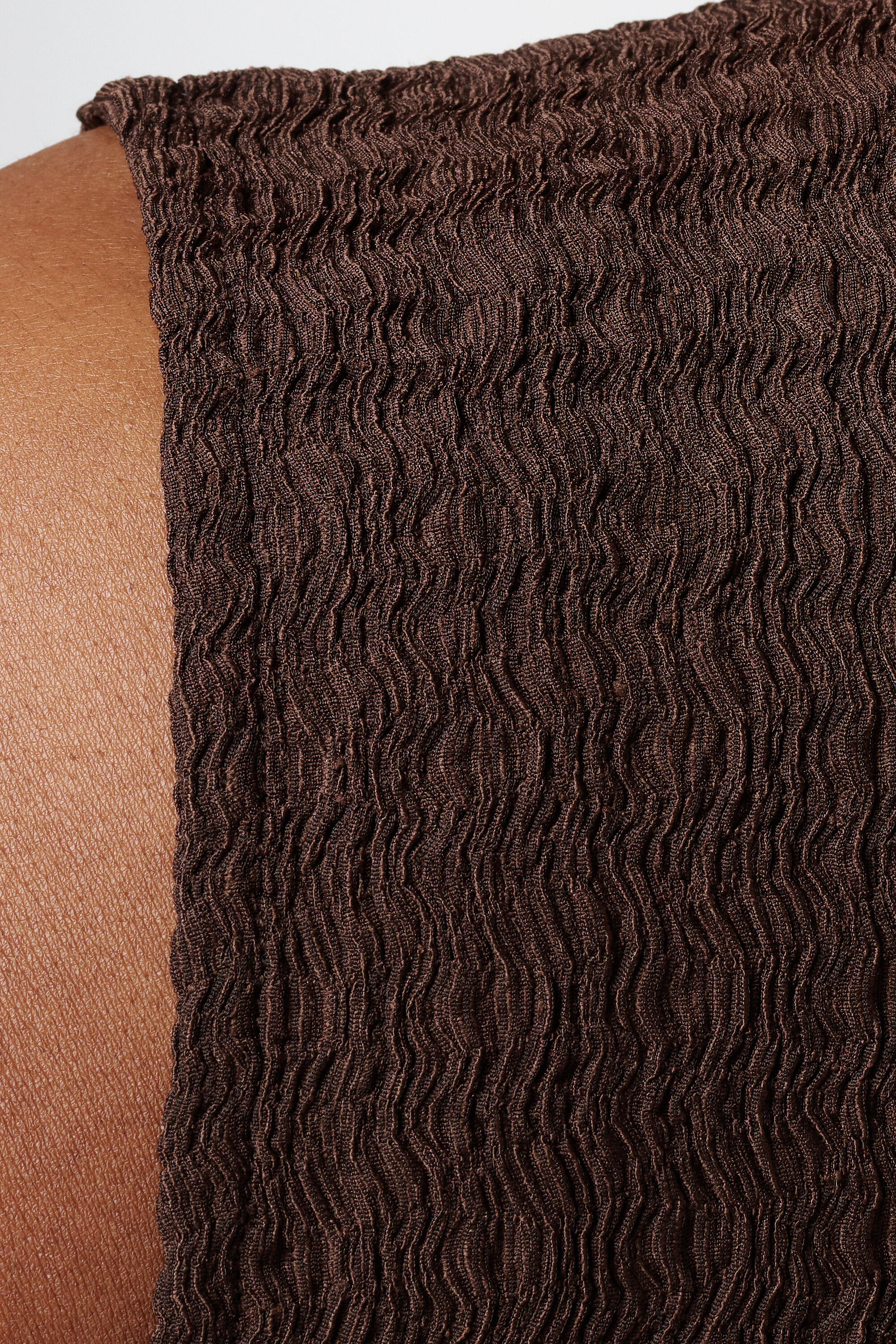 D&eacute;bardeur &agrave; boutons marron image number 6