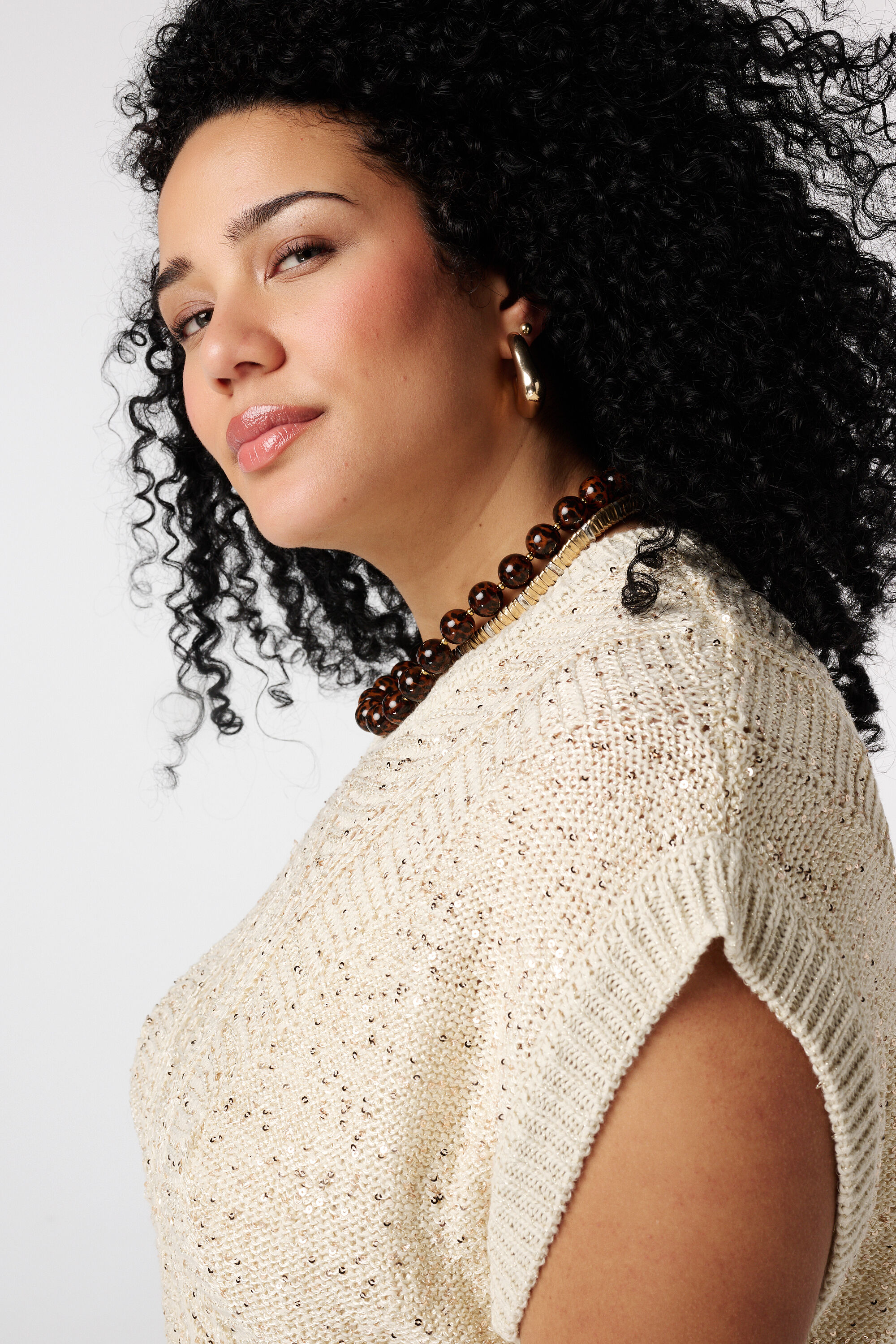 Top crochet avec perles image number 4