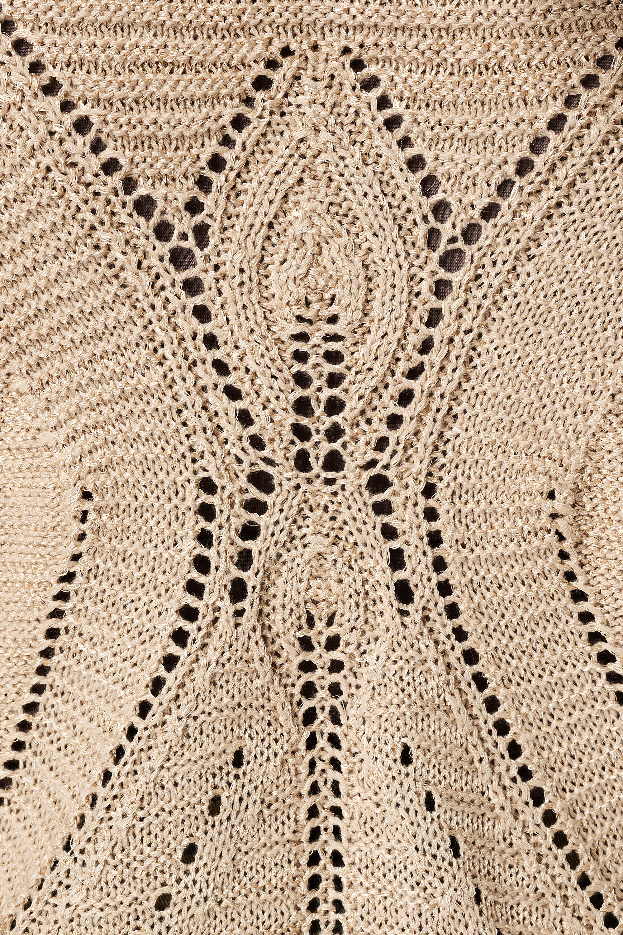 Pull en crochet &agrave; manches courtes image number 6