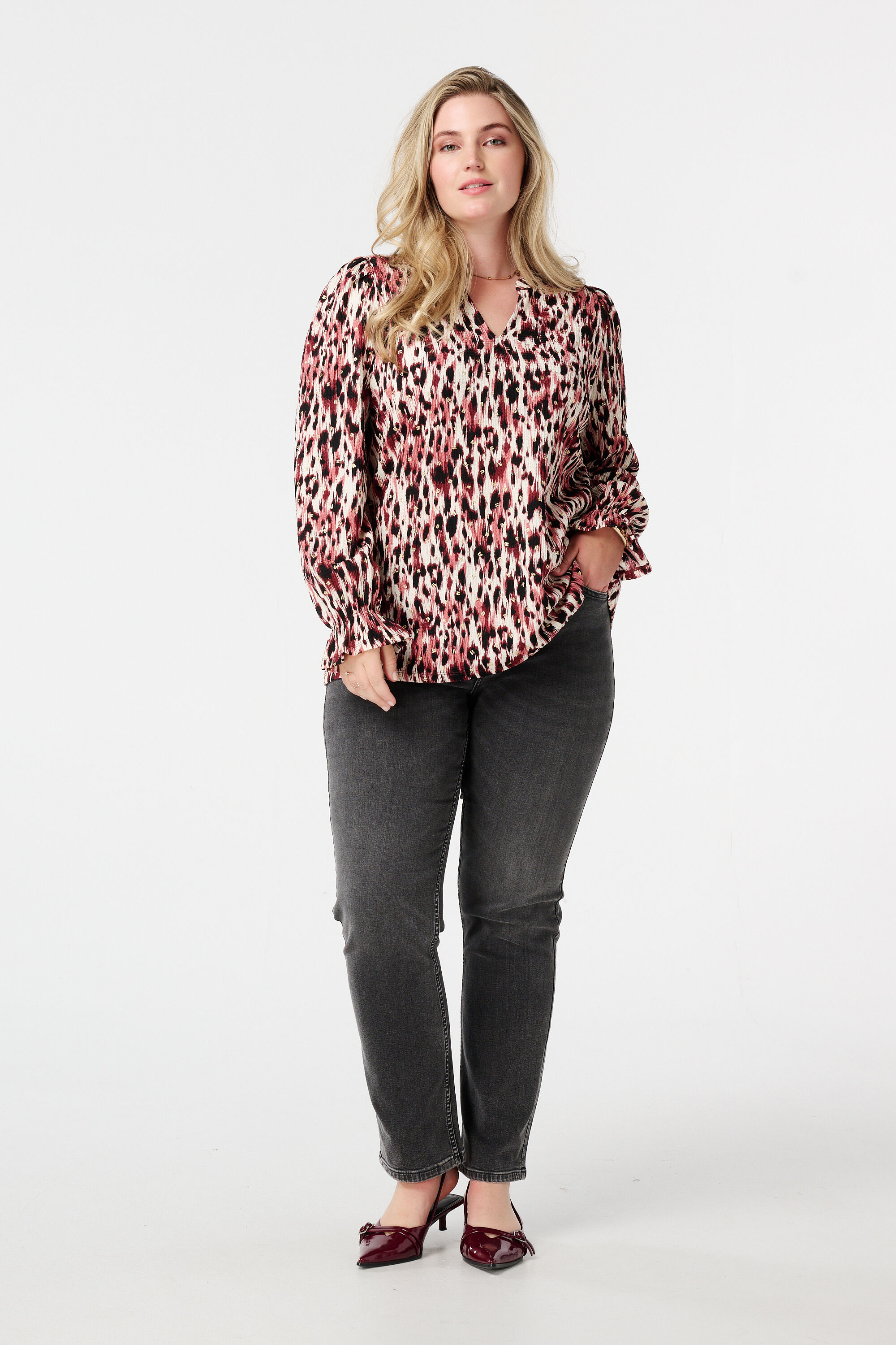 Top imprim&eacute; et textur&eacute; image number 5