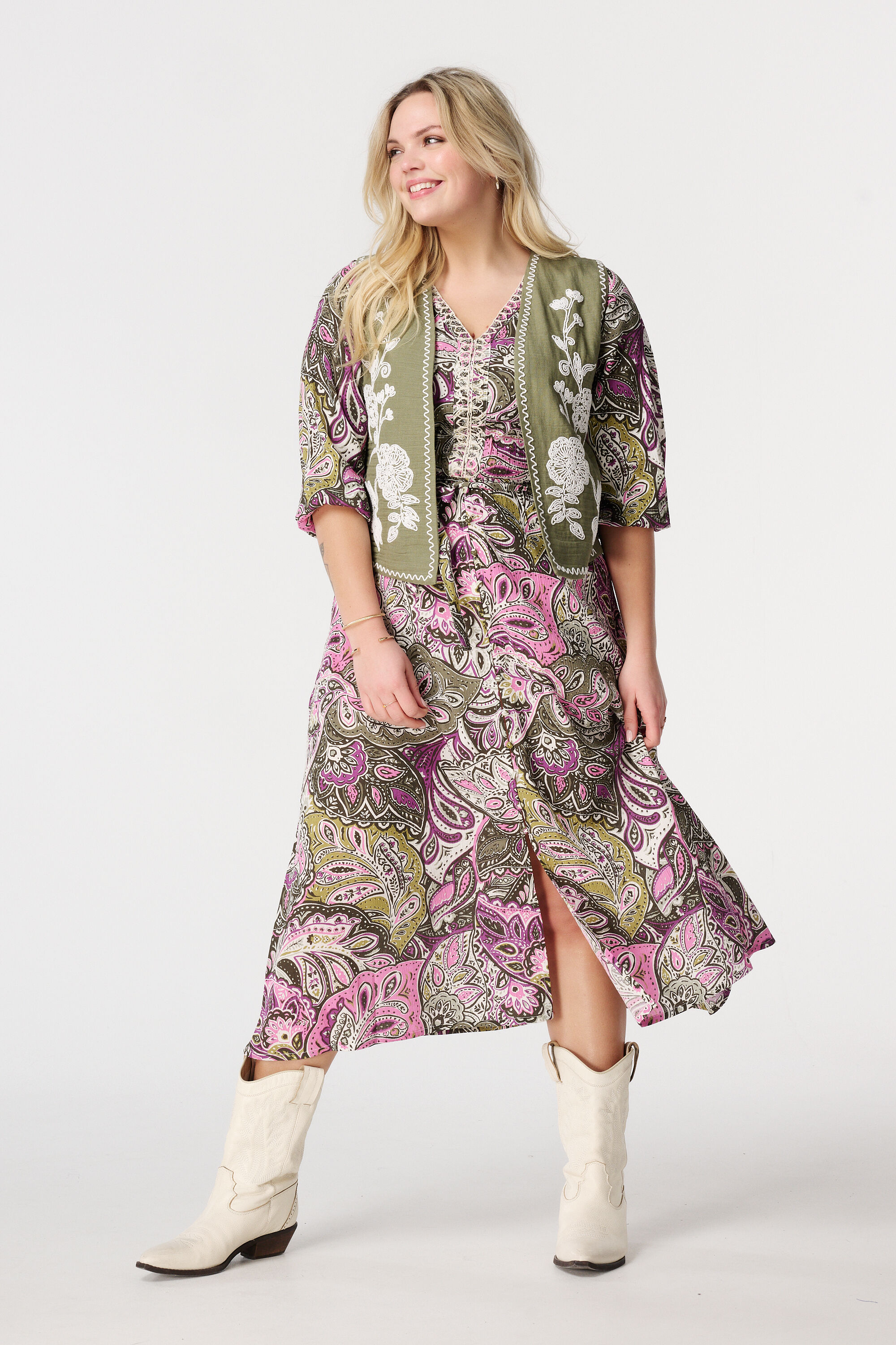 Cardigan avec broderie  image number 5