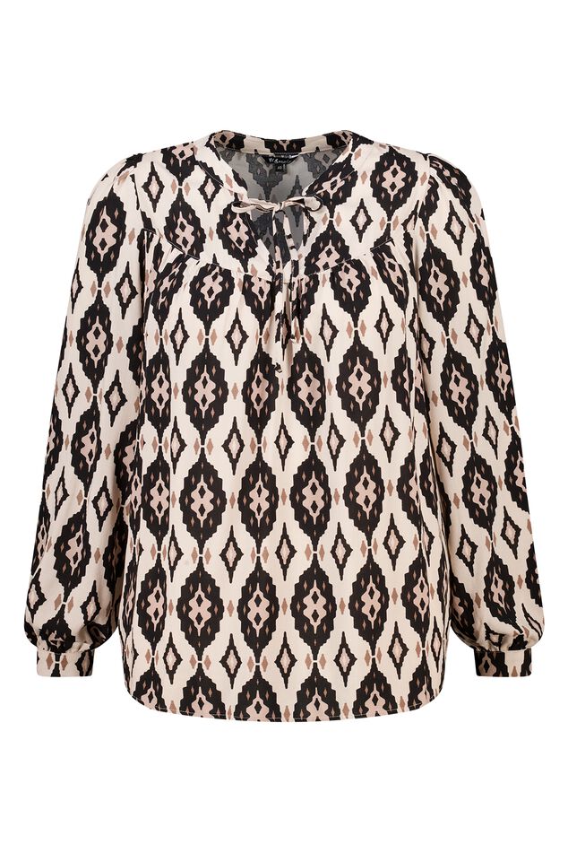 Blouse imprimée avec bobines image number 1