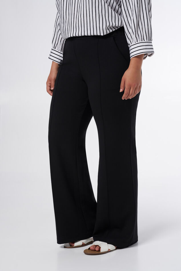 Pantalon évasé et extensible image number 3