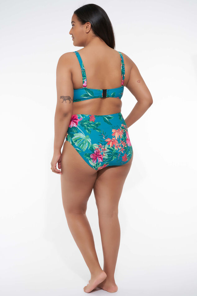 Haut de bikini bandeau avec imprimé  image number 6