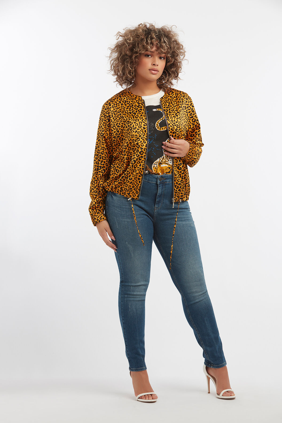 Veste bomber imprim&eacute;e image number 5
