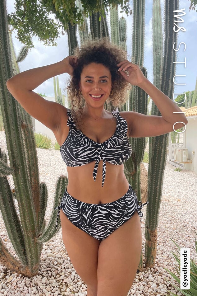 Haut de bikini avec imprimé image number 0