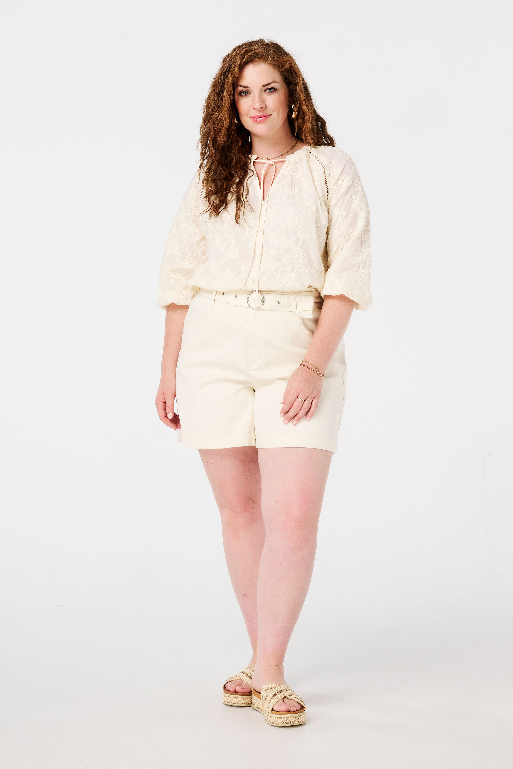 Chemisier avec broderie  image number 5