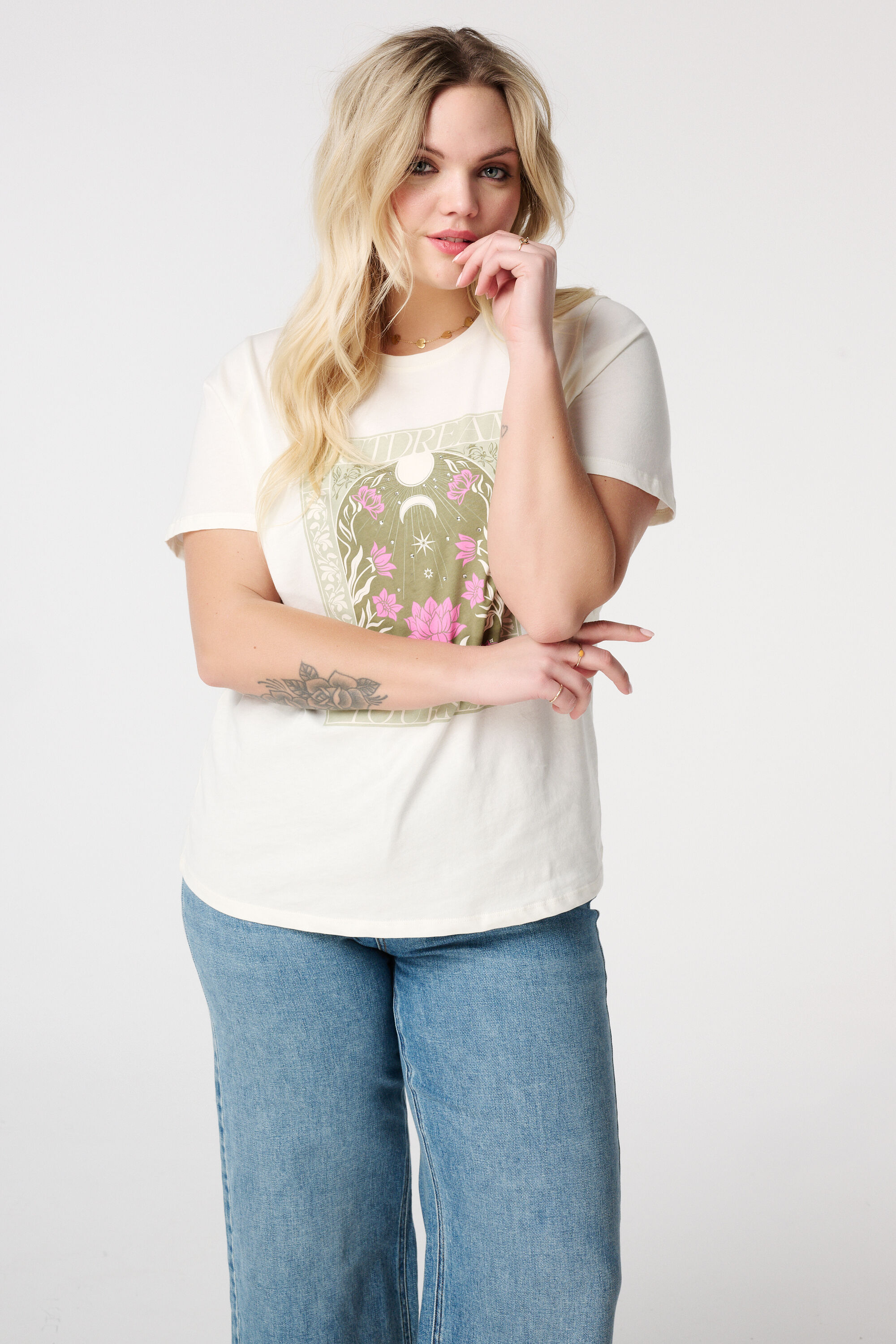 T-shirt &agrave; imprim&eacute; image number 4