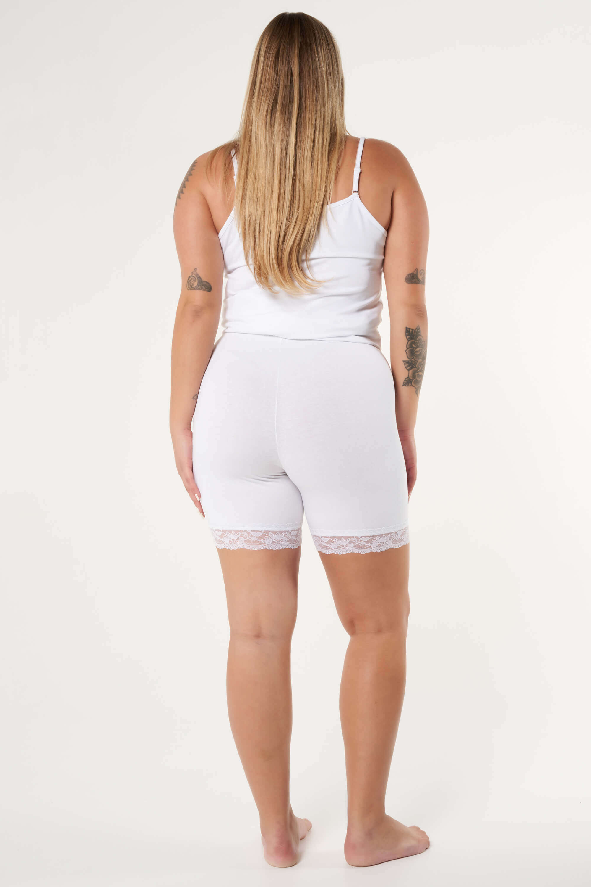 Legging court avec dentelle image number 1