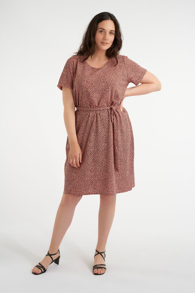 Robe avec ceinture à nouer image number 6