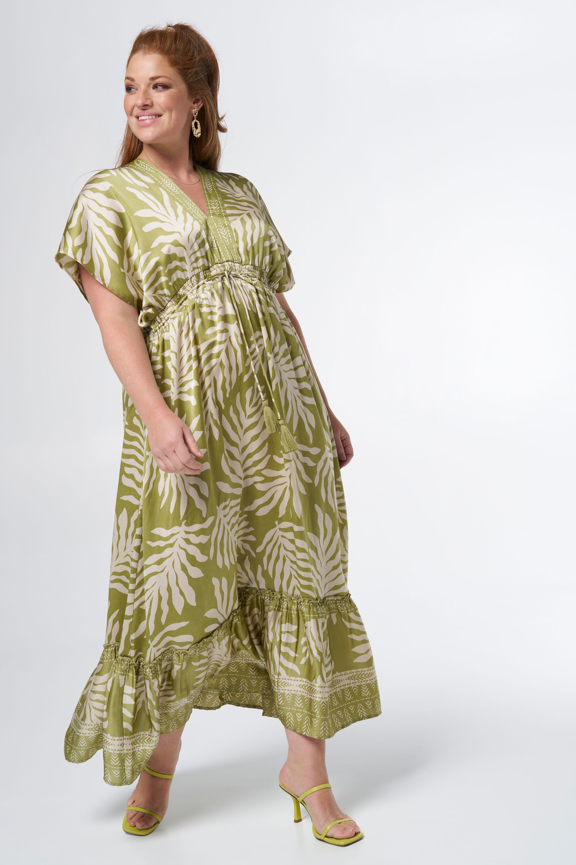 Robe longue avec imprime