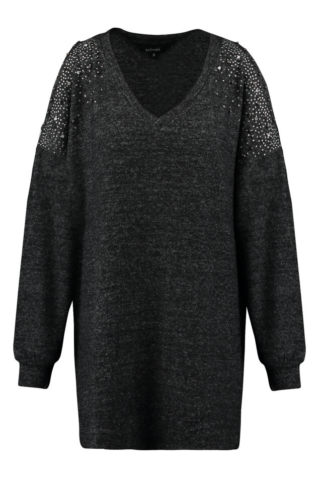 Haut avec strass et perles image number 2