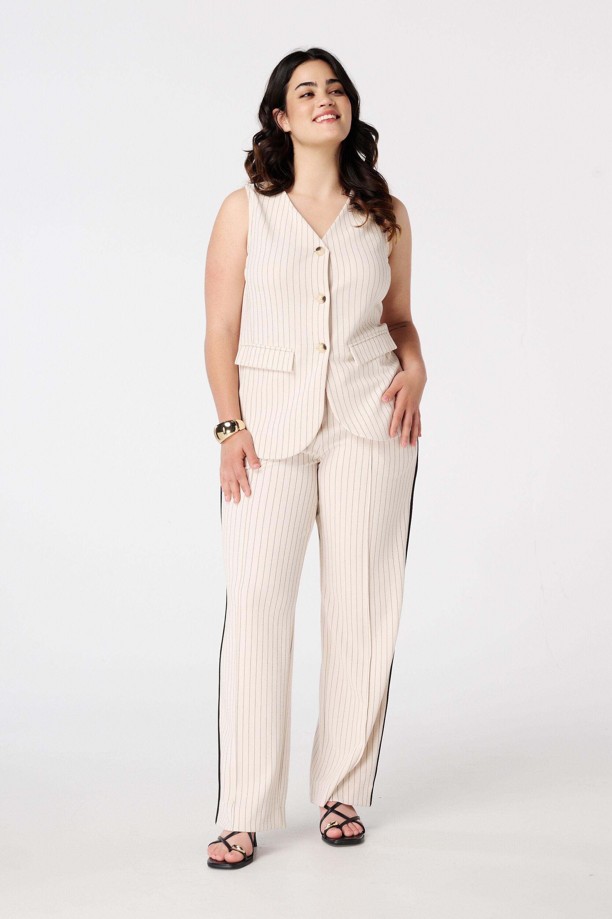 Gilet &agrave; rayures image number 5