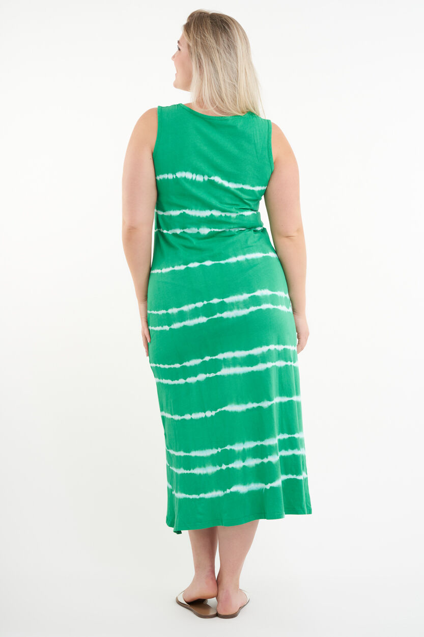 Robe avec un imprim&eacute; &agrave; effet tie-dye image number 3
