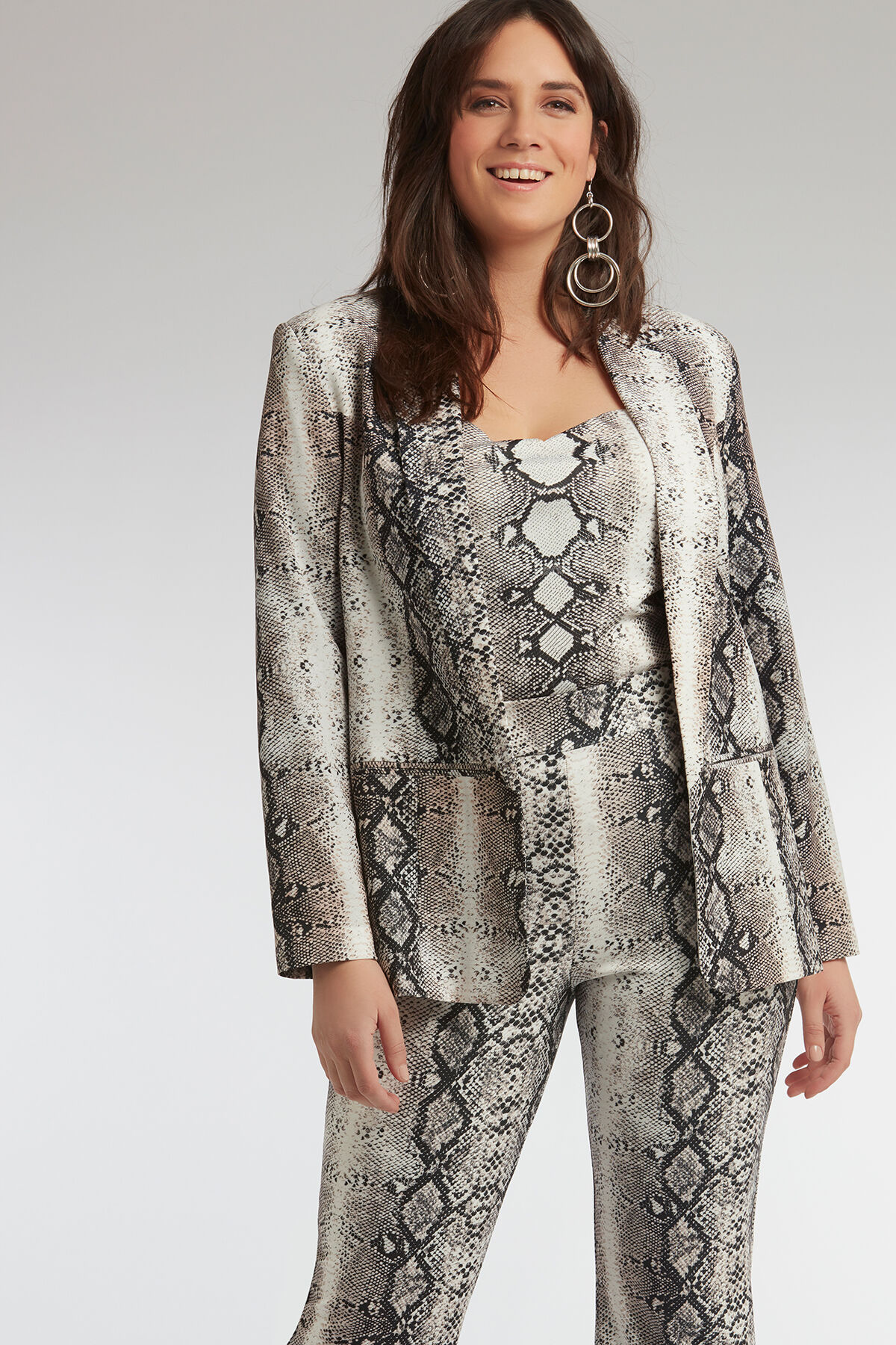 Blazer &agrave; imprim&eacute; serpent image number 6