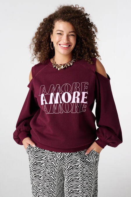 Pull avec épaule découpée Pull avec épaule découpée