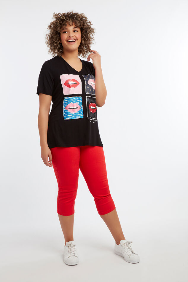 Jean jegging court image number 0