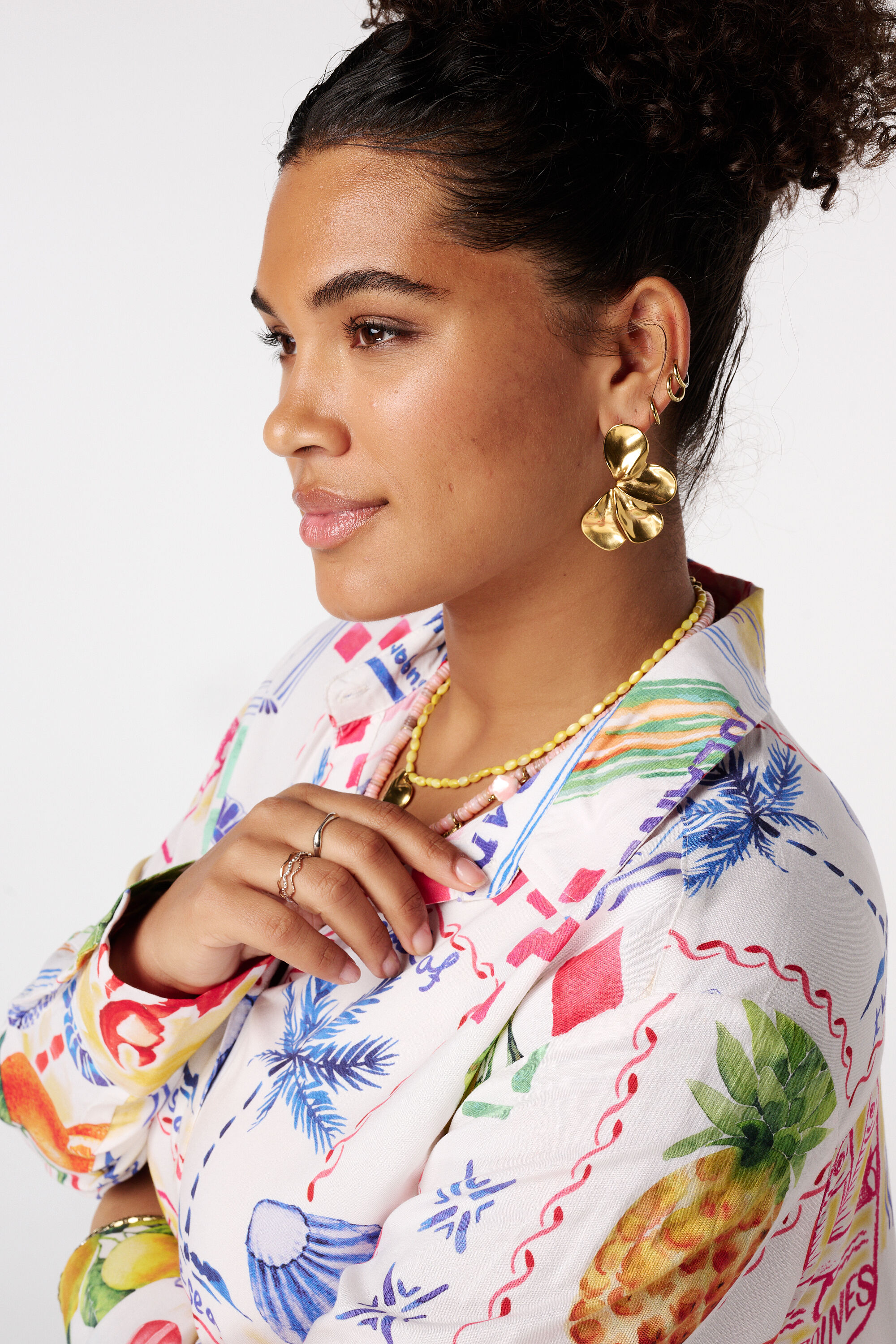 Boucles d&rsquo;oreilles fleur