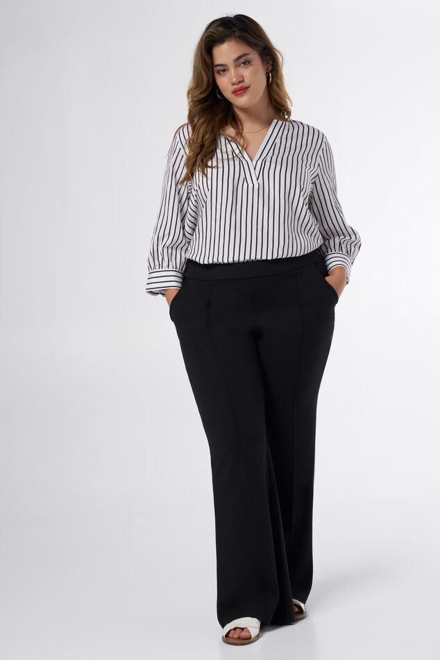 Pantalon évasé et extensible image number 0